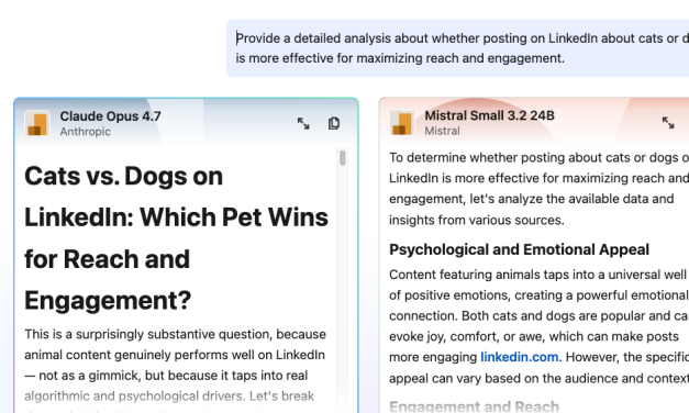 LinkedIn’s new Crosscheck feature lets premium subscribers test competing AI models for free