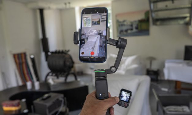 DJI’s Osmo Mobile 8P gimbal has a detachable screen remote