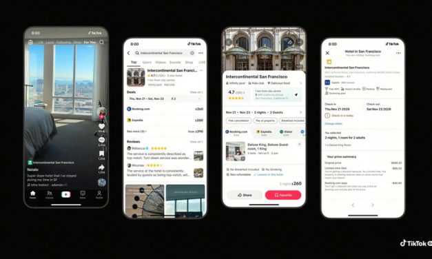 TikTok adds in-app travel booking services