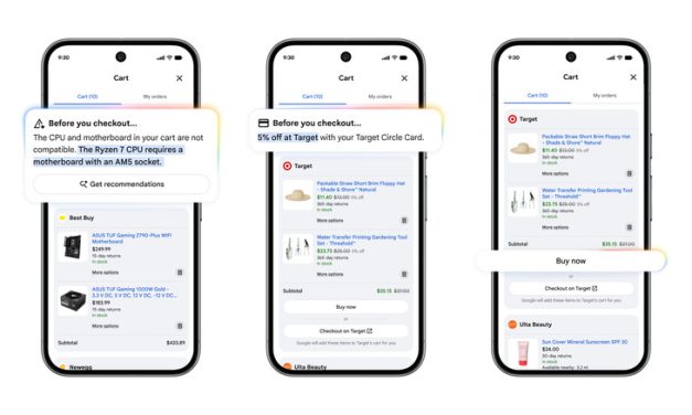 Google’s Universal Cart will keep an eye on your shopping