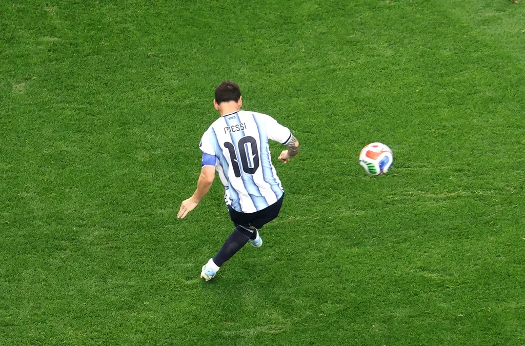 How Adidas tapped into motorcycle culture to create Messi’s retro iridescent World Cup cleat