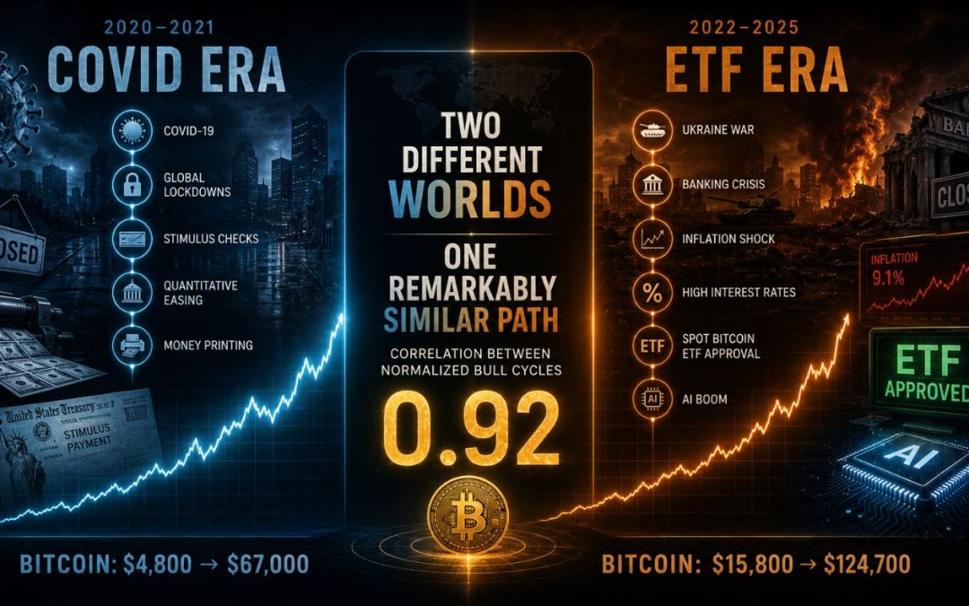 The World Delivered Different News. Bitcoin
Delivered the Same Geometry.