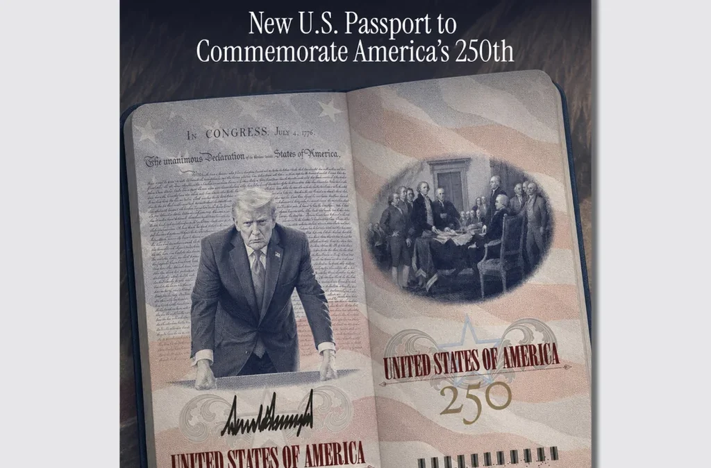 Trump’s new passport design is a too-perfect metaphor