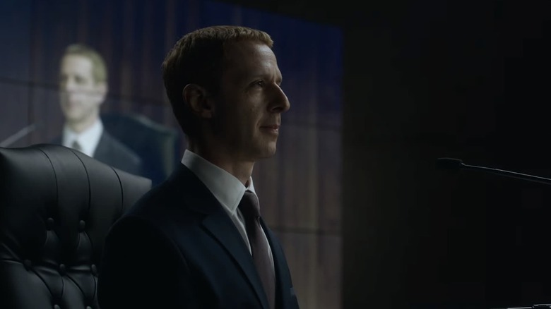 The Social Reckoning trailer features Jeremy Strong as a defiant Mark Zuckerberg