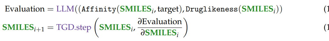 Evolutionary Chemistry via LLM Agents: Multi-Objective SMILES Optimization