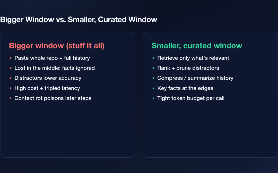 Why Bigger Context Windows Make AI Agents Worse, Not Better