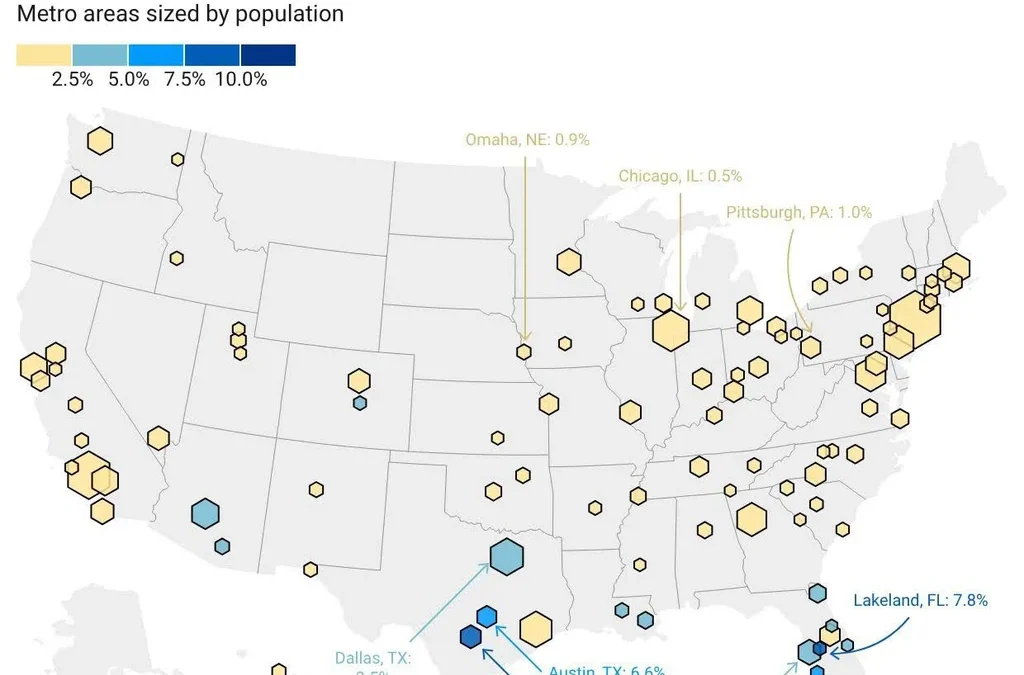These 30 housing markets have the most underwater homeowners