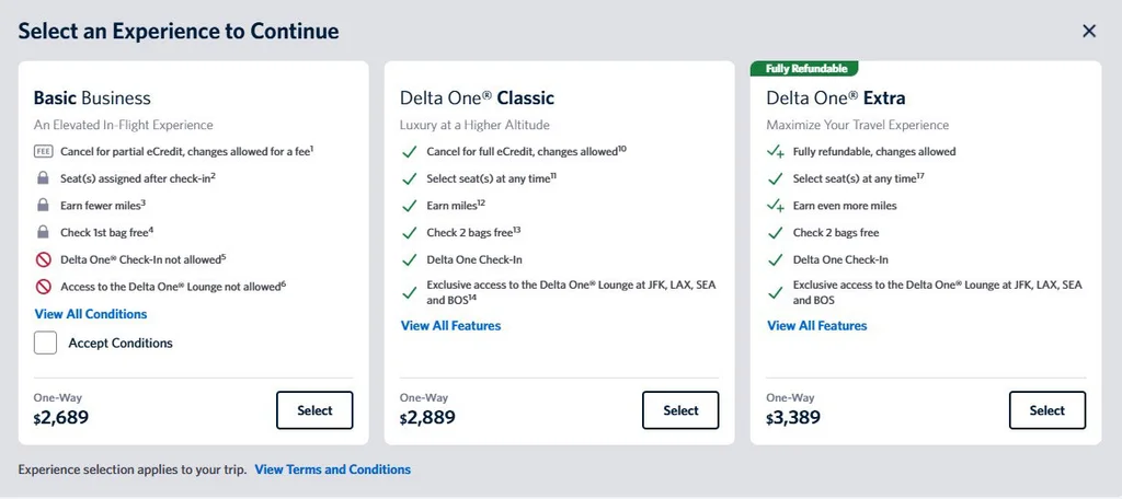 You can now fly Delta business class for a lot less, but there’s a catch