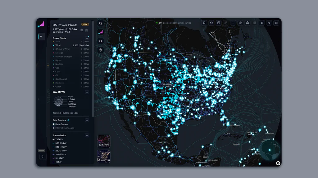 This stunning map shows the world’s electric grid in detail