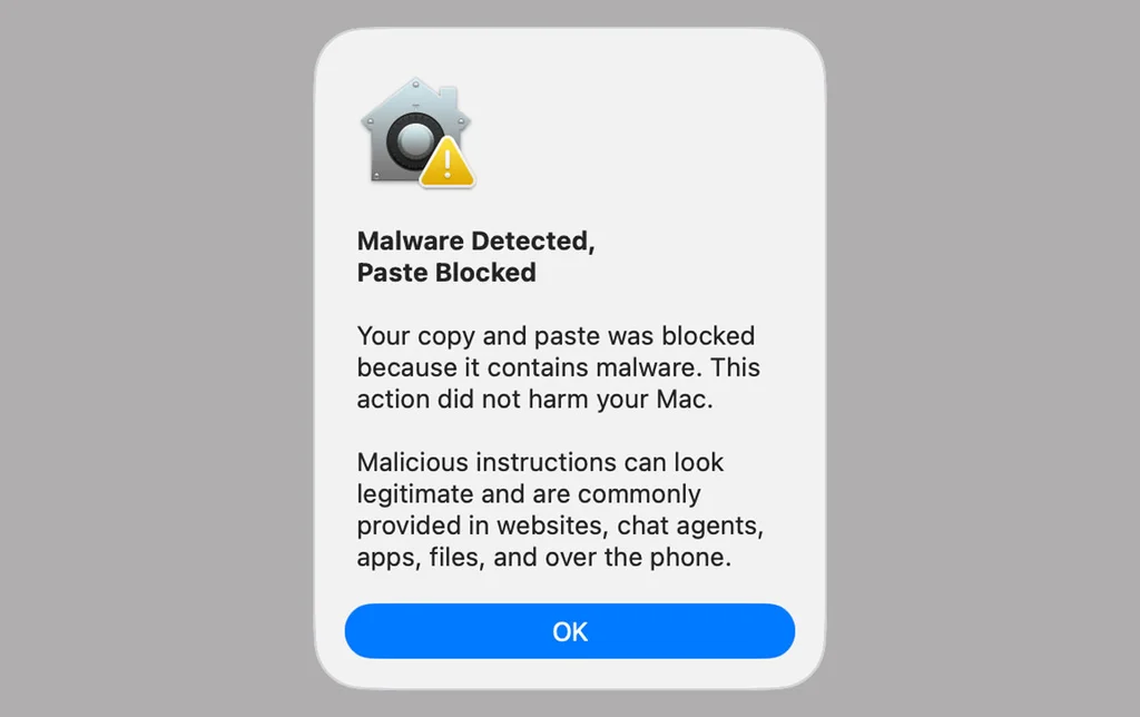 Apple users beware: This ‘copy-paste’ scam could allow someone to take control of your Mac