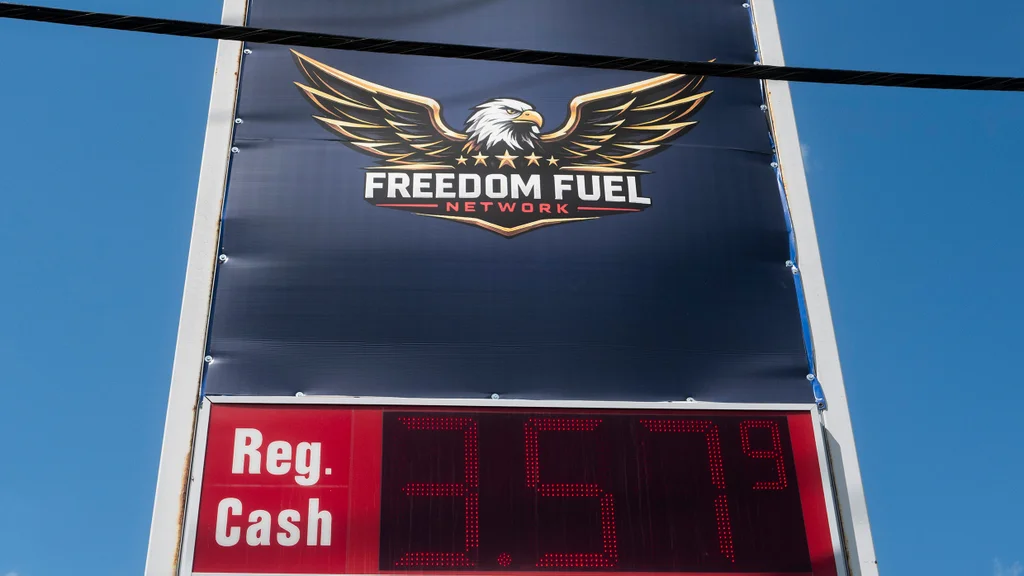 Rebranded ‘Freedom Fuel’ gas stations bring White House marketing ploys straight to the pump