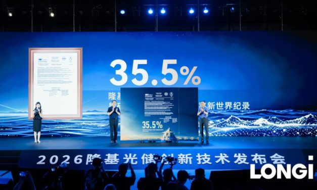 Chinese solar company says its new cell has an efficiency of 35.5 percent