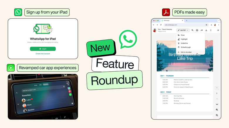 You can now sign up for a WhatsApp account from an iPad