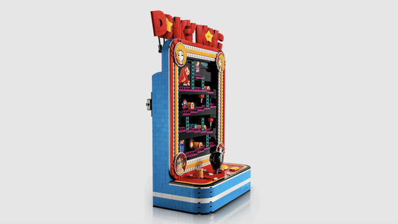 Lego’s latest Nintendo collab is a playable Donkey Kong arcade machine