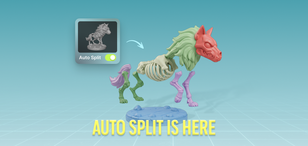Auto Split for 3D Printing Is Now Available in Meshy: from Model to Build Plate