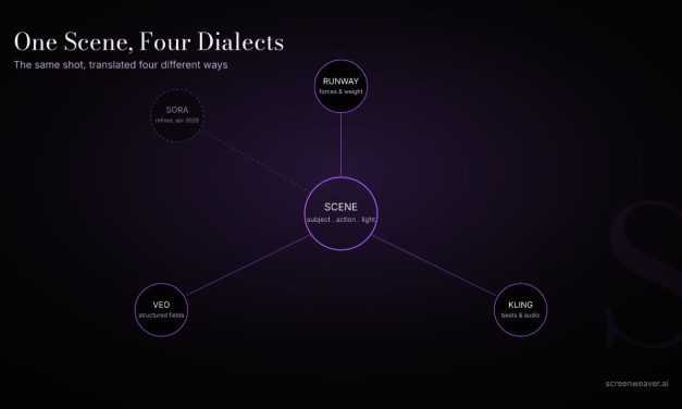One Script, Five Dialects: How to Turn a Screenplay Into AI Video Prompts for Any Tool