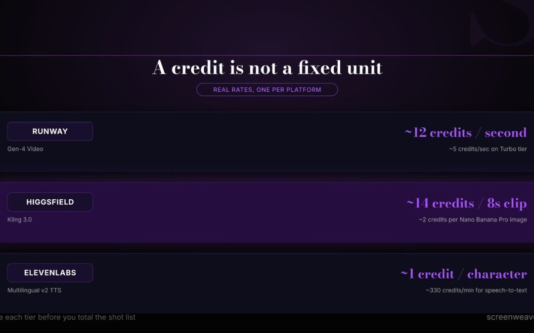 How to Budget AI Video Generation Credits (So You Don’t Run Out Mid-Project)