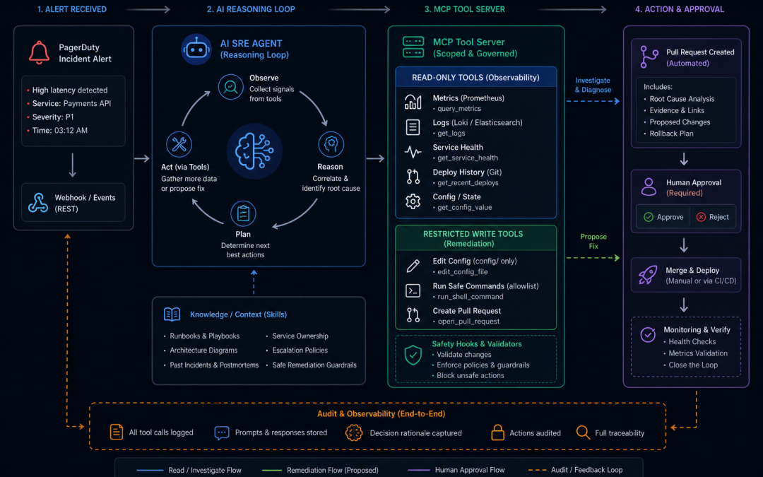 I Built an AI SRE Agent That Diagnoses Incidents Before I Open My Laptop