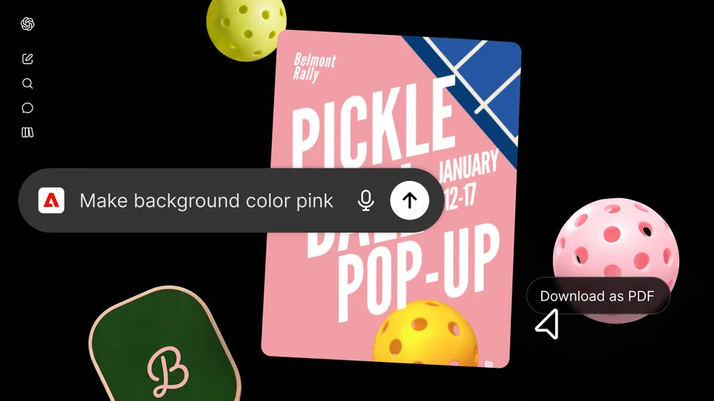 Adobe’s new plug-in turns ChatGPT into a Canva rival with a magical twist