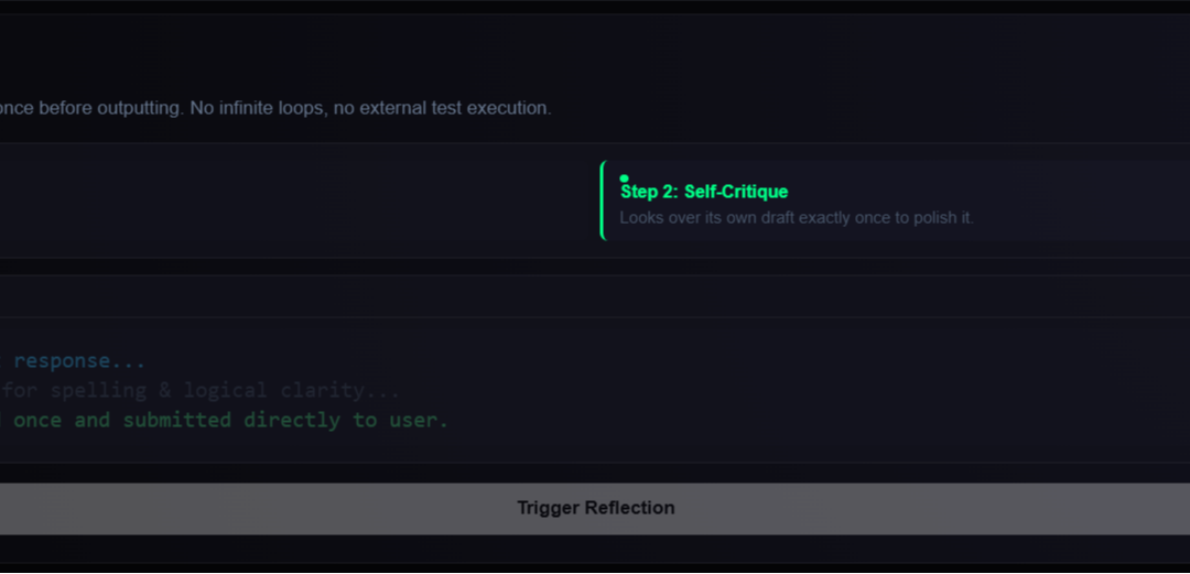 Beyond Simple Prompts: Engineering Self-Reflection & Actor-Critic Loops in AI Agents