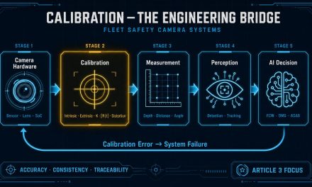 Intrinsic and Extrinsic Calibration for Fleet Safety Camera Systems