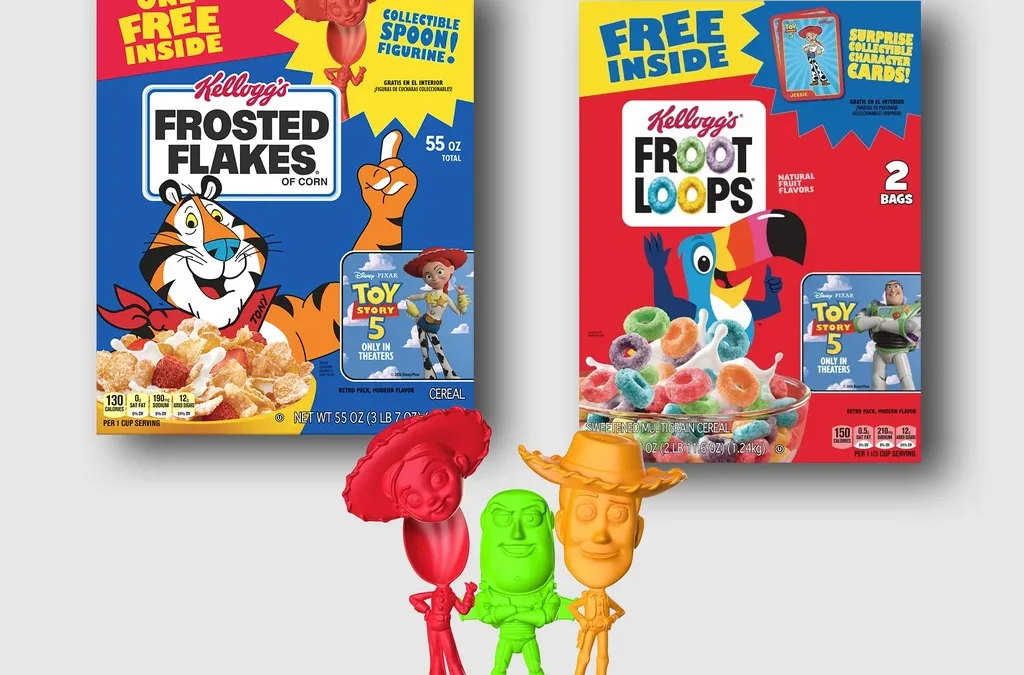 Screen-free nostalgia hits the cereal aisle with the return of real toys