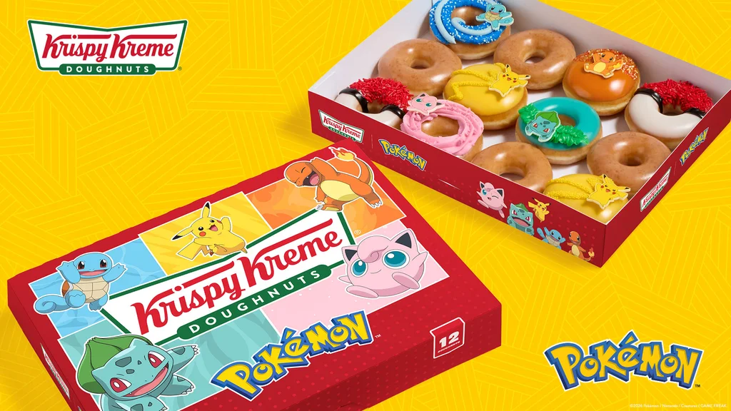 Pokémon donuts are on the menu at Krispy Kreme and they look delicious. When to get the 30th anniversary collection—plus a freebie