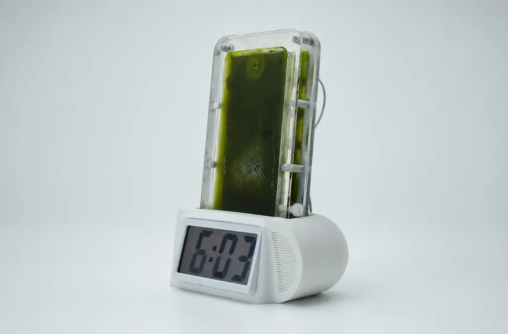 This battery is powered by algae