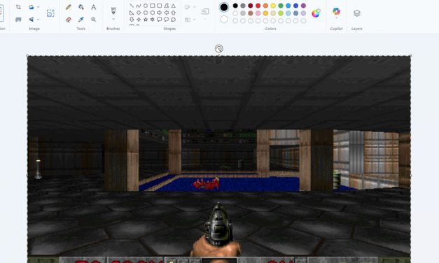 Can MS Paint run Doom? (Yes)