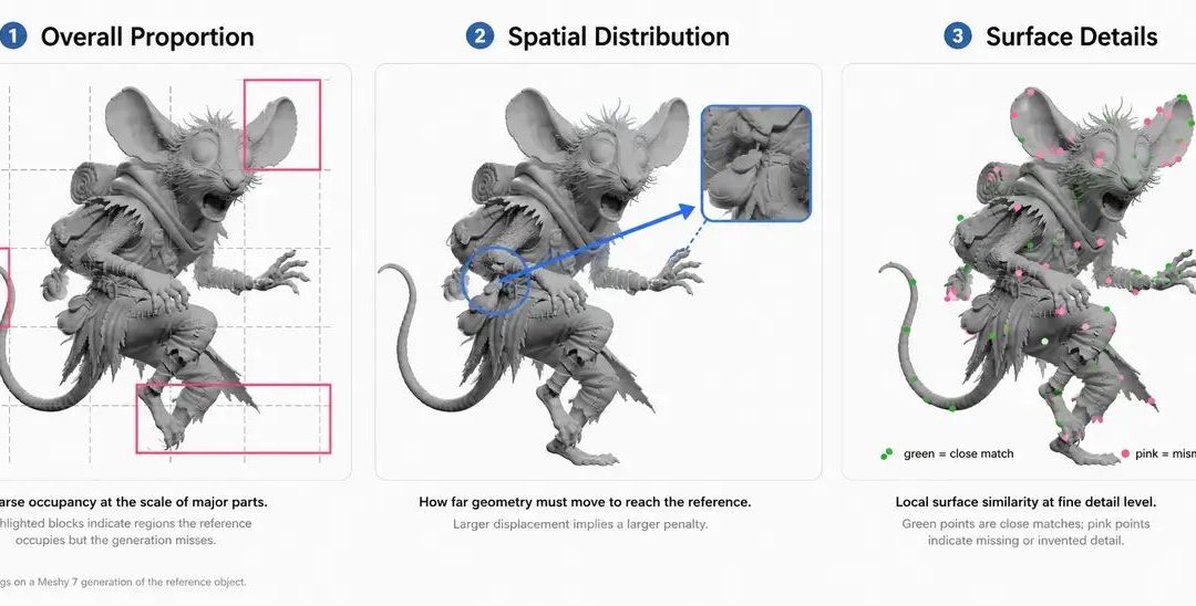 How We Measure Whether an AI 3D Model Actually Matches Your Image