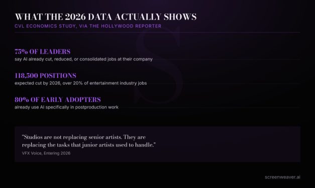 AI Won’t Replace VFX Artists. It’s Replacing Who Can Afford Them.