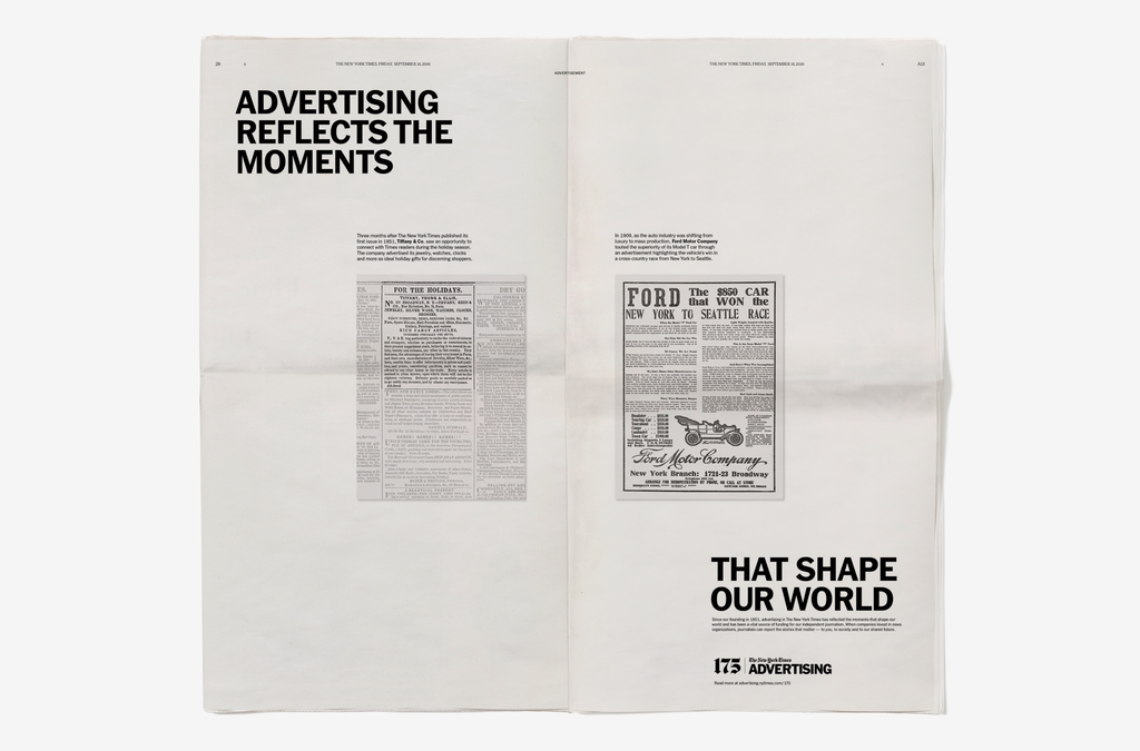 7 ads that define ‘The New York Times’