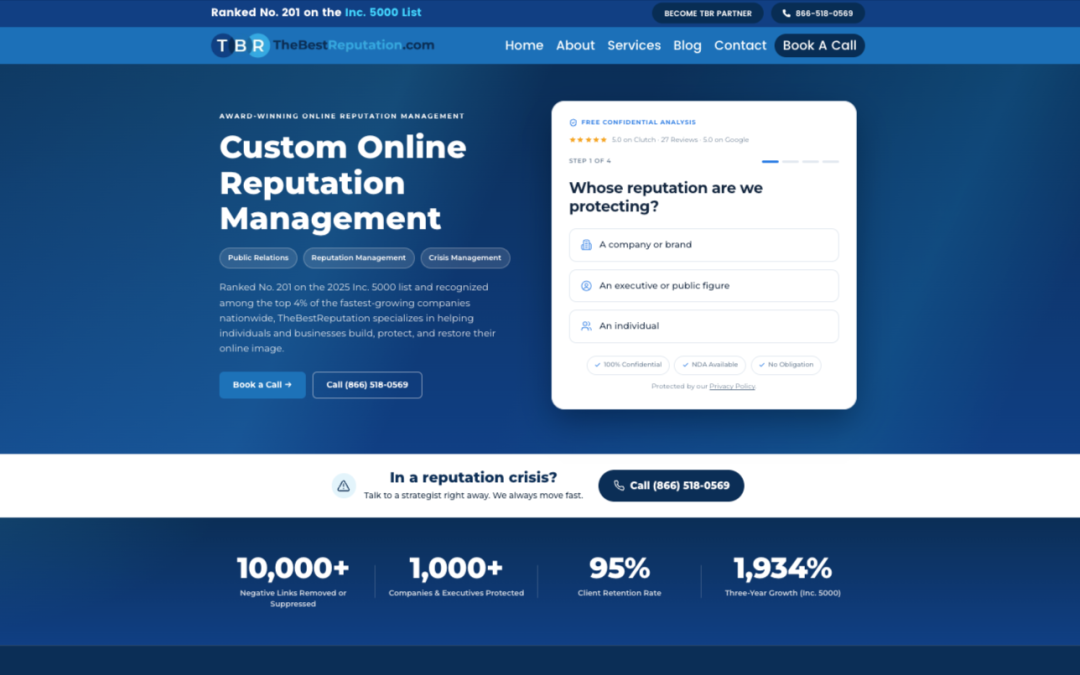 Top Online Reputation Repair Firms in 2026