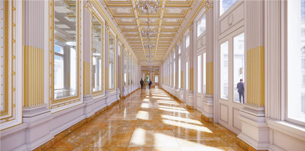 Experts say Trump ballroom interiors represent ‘historic monarchies’ over American ideals