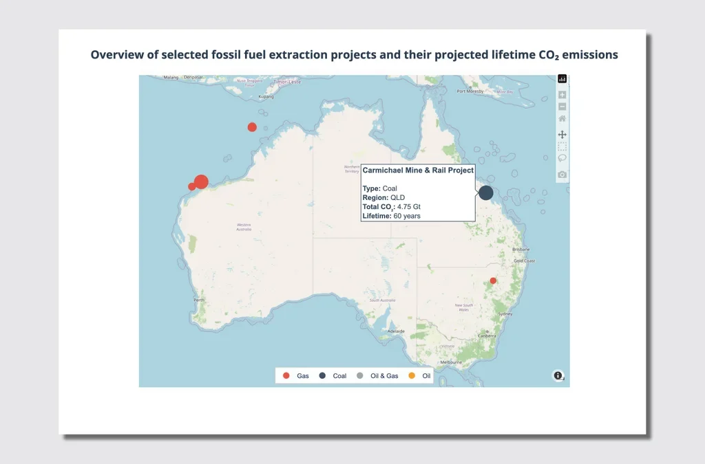 This tool tells you how fossil fuel emissions actually translate into heat deaths, coral reef damage, and more