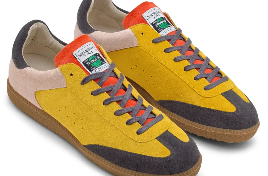 Stefan Sagmeister’s new shoe designs are actually walking infographics
