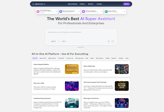 Abacus AI in Action Review: Major Products & Practical Use Cases