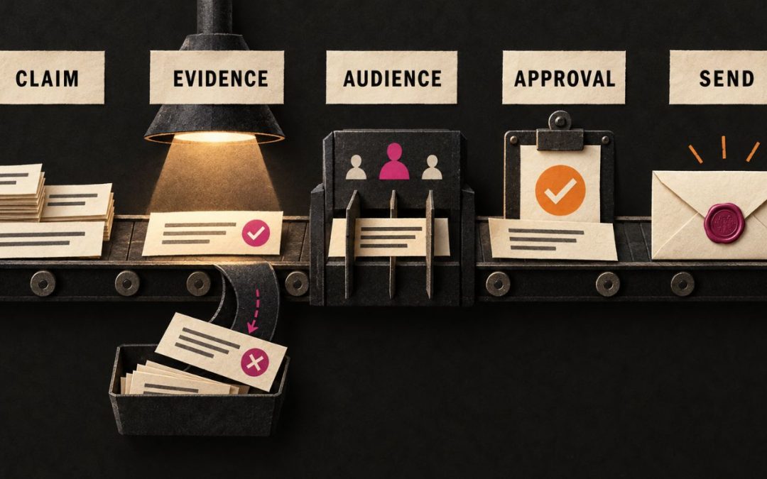 Designing a Claim-Validation Workflow for AI-Generated Customer Emails