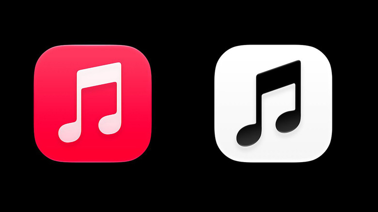 People are hating on Apple Music’s redesigned black-and-white logo