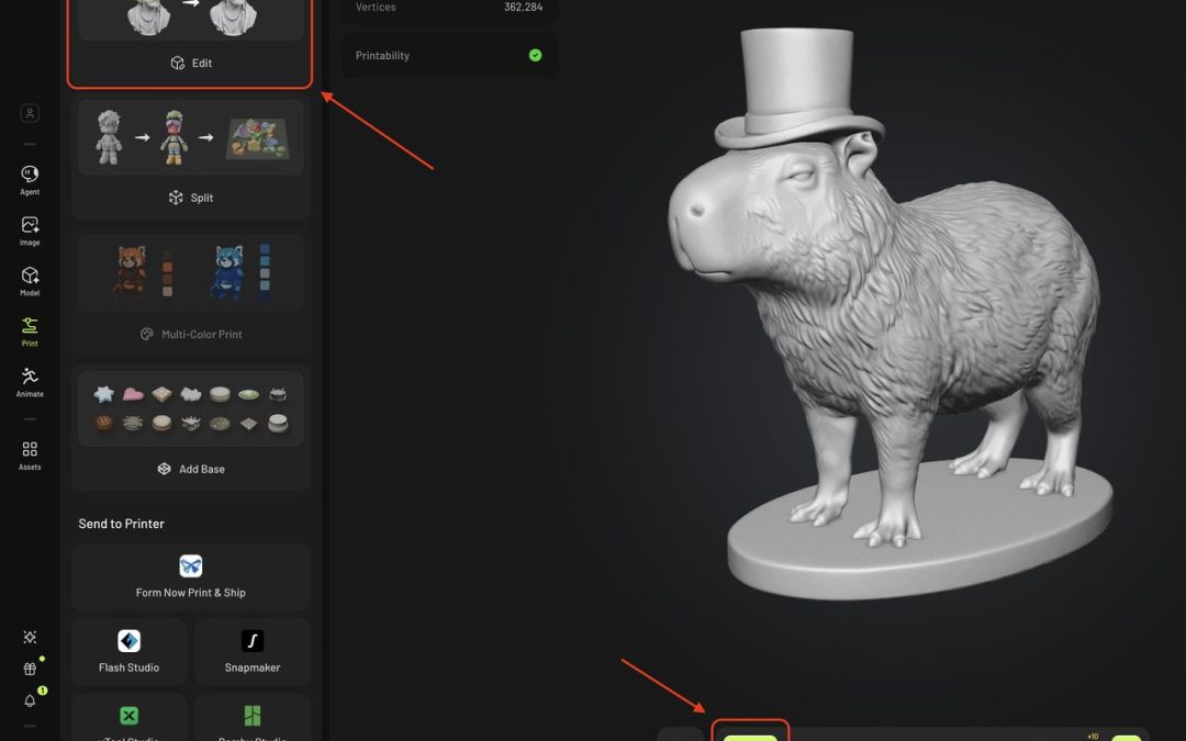 How to Fix One Detail on an AI-Generated 3D Model Without Losing the Rest